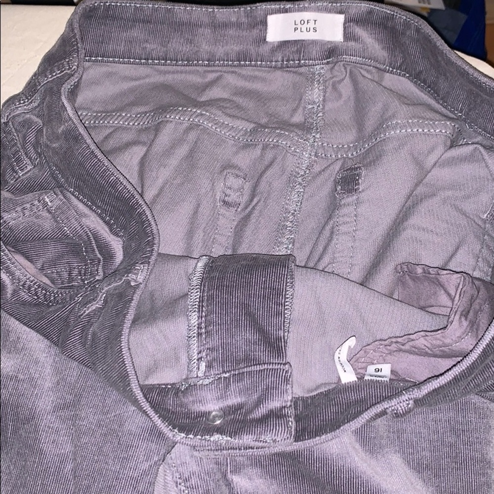 Loft Plus Skinny Corduroy Pants